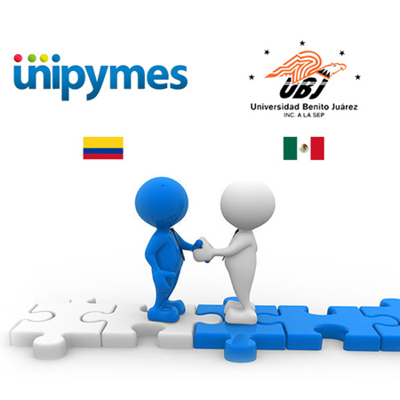UBJ firma convenio con UNIPYMES en Colombia